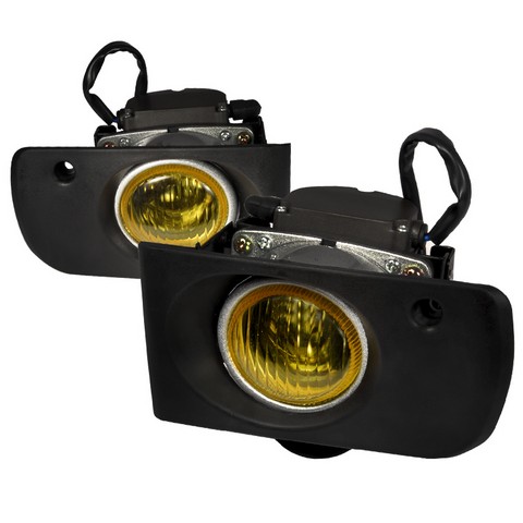 2 By 4 Door Oem Style Fog Lights For 94 To 97 Acura Integra, Yellow - 10 X 10 X 12 In.