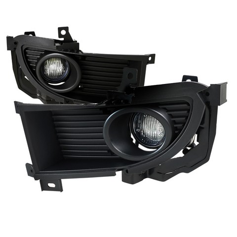 Clear Fog Lights With Wiring Kit For 04 To 05 Mitsubishi Lancer, 7 X 10 X 14 In.