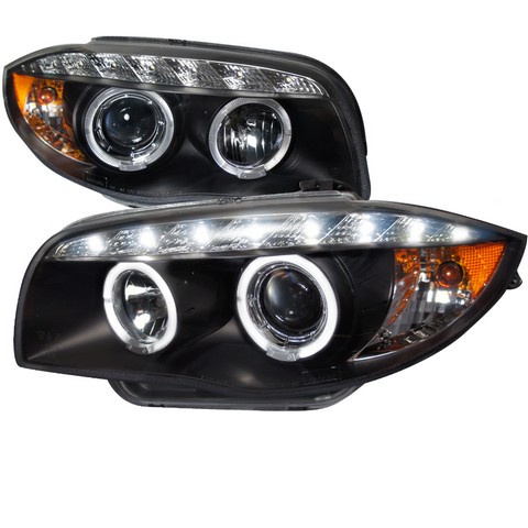 Halo Projector Headlight For 08 To 11 Bmw E87, Chrome - 11 X 20 X 25 In.