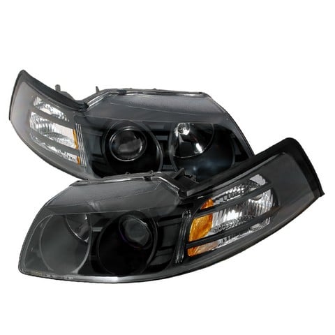 2lhp-mst99jm-ks Halo Projector Headlights For 99 To 04 Ford Mustang, Black - 13 X 18 X 28 In.