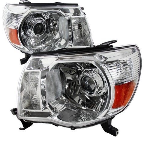 2lhp-tac06-rs Projector Headlight For 05 To 11 Toyota Tacoma, Chrome - 21.75 X 14.5 X 22 In.