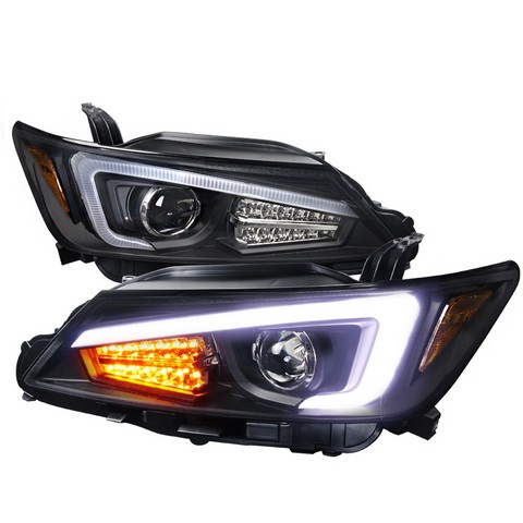 2lhp-tc11jm-tm Projector Headlights With Led Light Bar For 11 To 13 Scion Tc, Black - 10 X 26 X 27 In.
