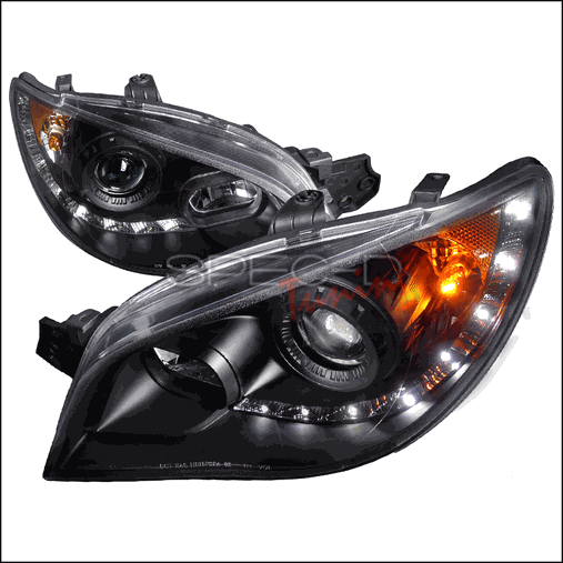 2lhp-wrx06jm-tm Black Projector Headlight For 06 To 07 Subaru Impreza, 10 X 23 X 23 In.