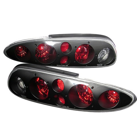 Altezza Tail Lights For 93 To 02 Chevrolet Camaro, Black - 12 X 14 X 24 In.