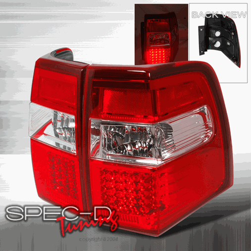Led Tail Lights For 07 To 09 Ford Expedition, Red - 29 X 14 X 10 In.