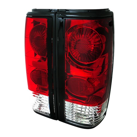 Tail Lights For 82 To 93 Chevrolet S10, Red & Clear - 6 X 10 X 18 In.