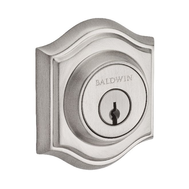 Dc.tad.150 Double Cylinder Traditional Arch Deadbolt Satin Nickel
