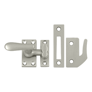 Cf66u15 Casement Fastener Window Lock, Medium - Satin Nickel - Solid