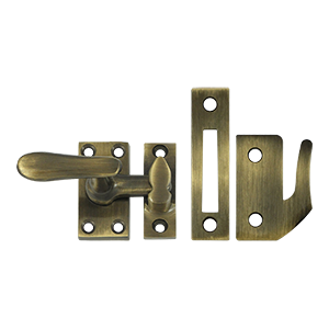 Cf66u5 Casement Fastener Window Lock, Medium - Antique