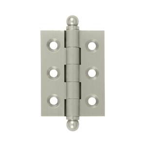 Ch2015u15 2 X 1.5 In. Hinge With Ball Tips, Satin Nickel - Solid