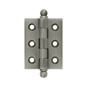 Ch2015u15a 2 X 1.5 In. Hinge With Ball Tips, Antique Nickel - Solid