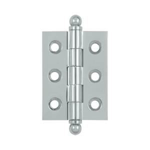 Ch2015u26 2 X 1.5 In. Hinge With Ball Tips, Bright Chrome - Solid