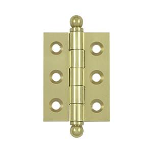 Ch2015u3-unl 2 X 1.5 In. Hinge With Ball Tips, Unlacquered Bright