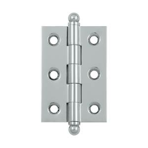 Ch2517u26 2.5 X 1.68 In. Hinge With Ball Tips, Bright Chrome - Solid
