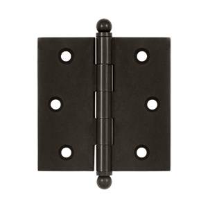 Ch2525u10b 2.5 X 2.5 In. Hinge With Ball Tips, Oil Rubbed Bronze - Solid