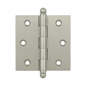 Ch2525u15 2.5 X 2.5 In. Hinge With Ball Tips, Satin Nickel - Solid