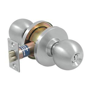Cl100eac-32d Grade 2 Commercial Entry Standard Round Knob, Satin Stainless Steel