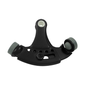 Adjustable Hinge Mounted Pin Stop, Black - Solid