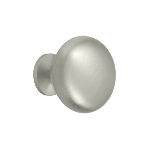 Kr114u15 Knob Round Solid, Satin Nickel - Solid