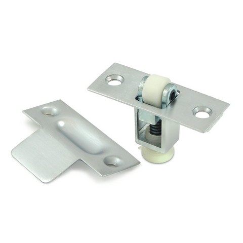 Roller Catch, Satin Chrome - Solid