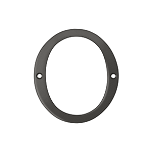 Rn40u10b 4 In. House Numbers, Oil Rubbed Bronze - Solid Brass