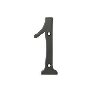 Rn41u10b 4 In. House Numbers, Oil Rubbed Bronze - Solid Brass