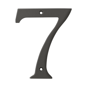 Rn67u10b 6 In. House Numbers, Oil Rubbed Bronze - Solid Brass