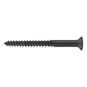 2.5 In. Wood Screw No. 12, Oil Rubbed Bronze - Solid Brass