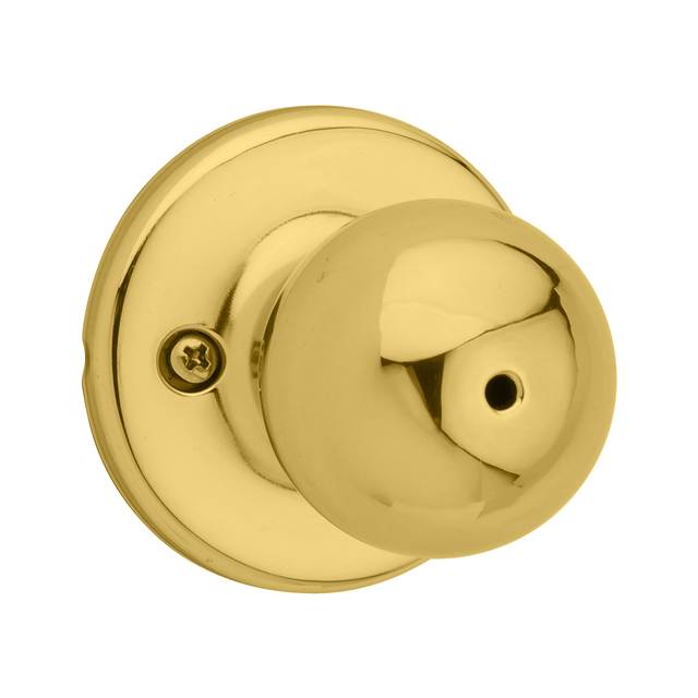 Kwikset 93001-358 Polo Privacy Door Locks, Bright Brass