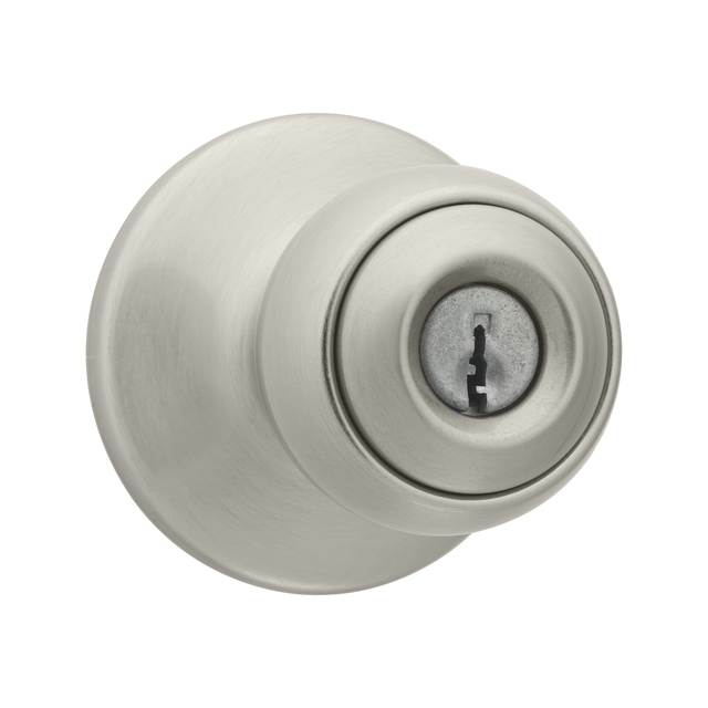 Kwikset 94002-386 Polo Entry Door Locks, 5 Pin - Satin Nickel