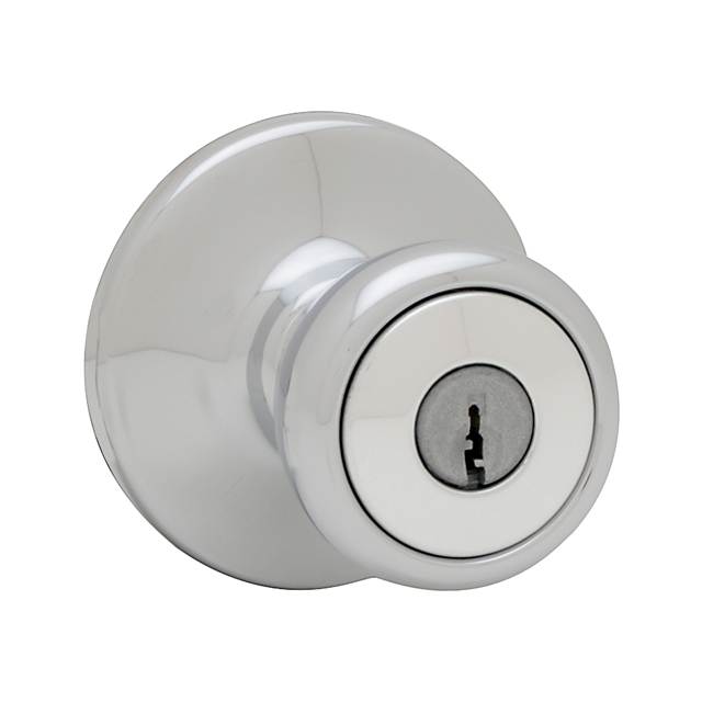 Kwikset Tylo Entry Door Locks, 5 Pin - Bright Chrome