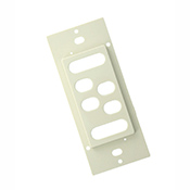 Leviton 38a04-al Hlc Color Change Kit For 6-button Room Controller, Almond