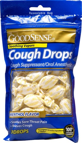 Good Sense Menthol Cough Drops, 30 Count - Case Of 24