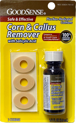 Good Sense Corn & Callus Remover With Non-medicated Foot Pads, 0.31 Oz - Case Of 72