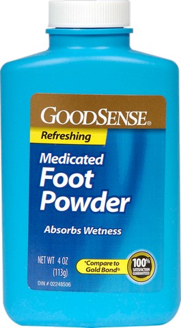 Good Sense Medicated Foot Powder, 4 Oz - Case Of 12