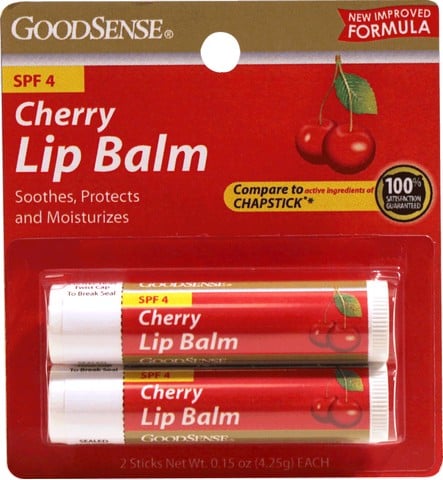 Good Sense Cherry Lip Balm With Spf-4 Twin Pack, 13.3 Oz - Case Of 48