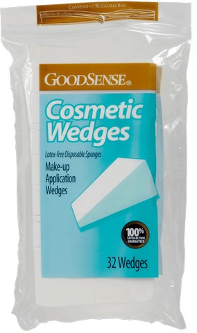 Good Sense Cosmetic Wedges, 32 Count - Case Of 48