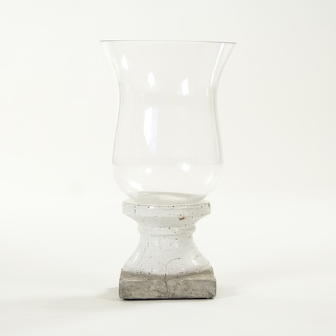 Candle Holder, Ceramic - 8.75 X 16.5 X 8.75 In.
