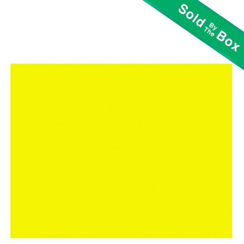 Bazic 5030 Fluorescent Yellow Poster Board 22 X 28 In.