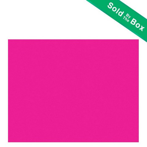 Bazic 5031- 25 Fluorescent Pink 22 In. X 28 In. Poster Board- Pack Of 25