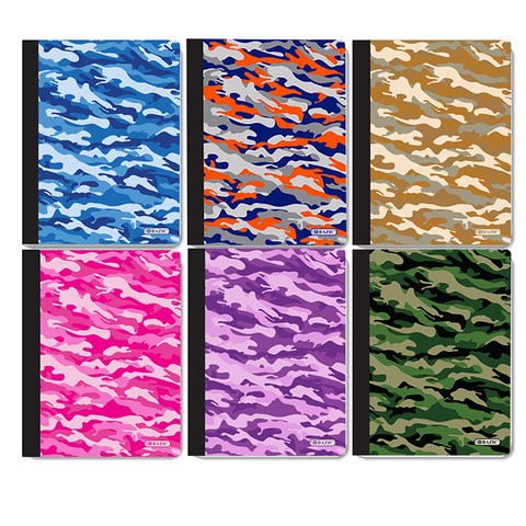 Bazic C/r 100 Ct. Camouflage Composition Book Case Of 48