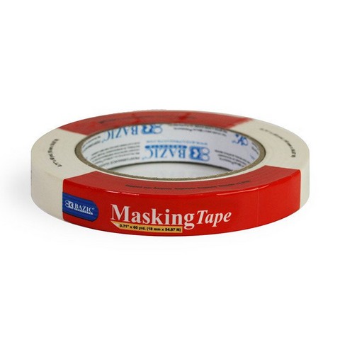 Bazic 0.71" X 2160" (60 Yards) General Purpose Masking Tape Case Of 36