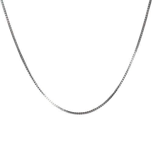 1.5mm Steel Box Chain 20 In. Stainless Steel Box Chain 1.5 Mm Pendant