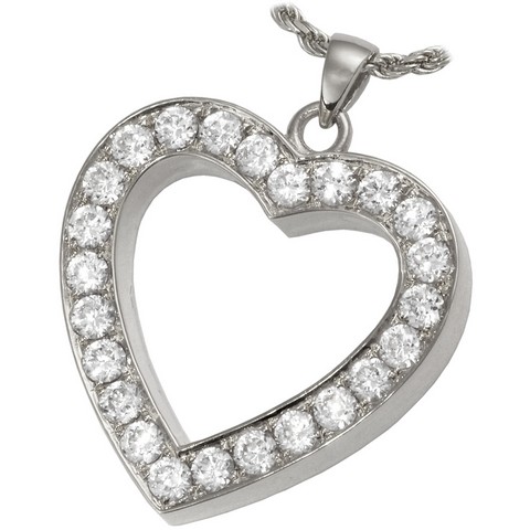 3045p Cremation Jewelry Eternal Love Platinum Pendant