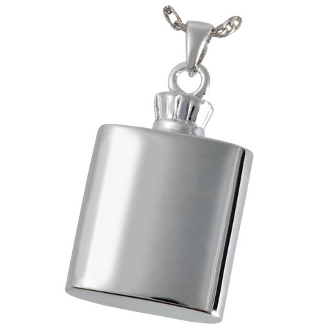 3335p Cremation Jewelry Flask Platinum Pendant
