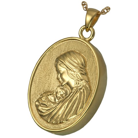 3181gp Cremation Jewelry Motherly Love 14k Gold Plating Pendant