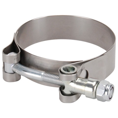 Stainless Steel Wide Band T-bar Clamps, 2.25 - 2.56 In.