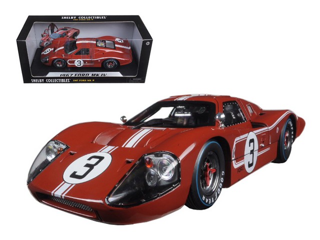 Sc425 1967 Ford Gt Mk Iv No.3 Brown Lemans 24 Hours M.andretti L.bianchi 1-18 Diecast Model Car