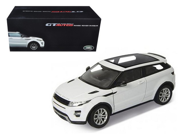 11003w Range Rover Evoque White With White Roof 1-18 Diecast Car Model