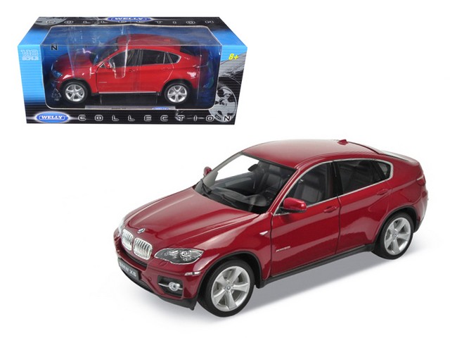 18031r 2011 2012 Bmw X6 Red 1-18 Diecast Car Model